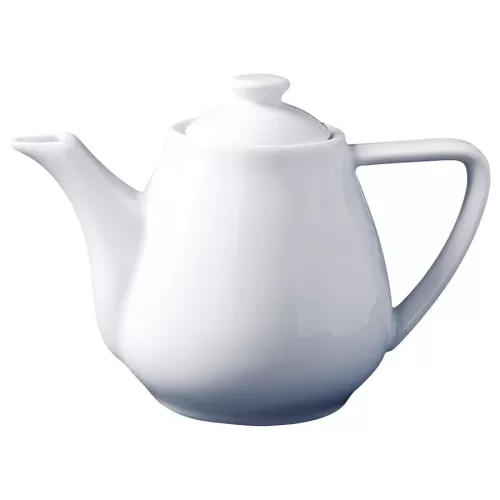 Superwhite Porcelain Teapot 46cl 16oz - pack size 4