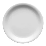 Superwhite Porcelain Round Narrow Rim Plate 26cm - pack size 6