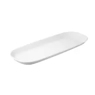 Superwhite Porcelain Oblong Platter 54x21x3.5cm - pack size 1