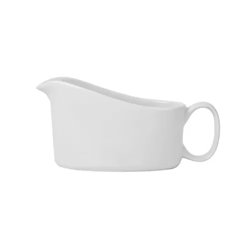 Superwhite Porcelain Sauce Boat 20cl 7oz - pack size 6