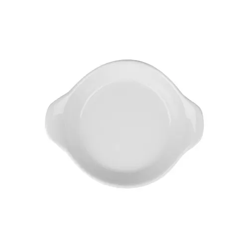 Superwhite Porcelain Round Eared Dish 15cm - pack size 6
