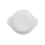 Superwhite Porcelain Round Eared Dish 18cm - pack size 6