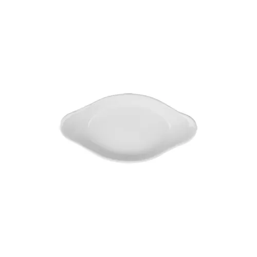 Superwhite Porcelain Oval Eared Dish 16.5cm - pack size 6