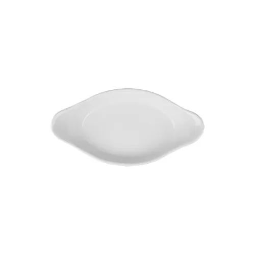 Superwhite Porcelain Oval Eared Dish 22cm - pack size 6