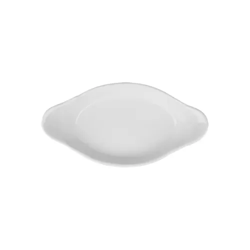 Superwhite Porcelain Oval Eared Dish 25cm - pack size 6