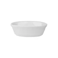 Superwhite Porcelain Oval Pie Dish 15.5cm - pack size 6