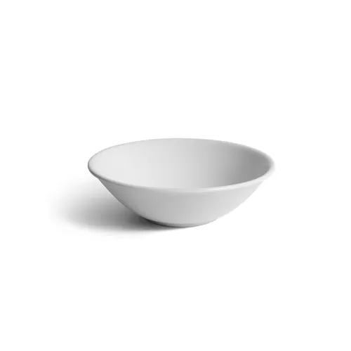 Crème Monet Vitrified Porcelain White Round Bowl 16cm - pack size 8