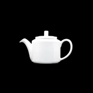 Crème Monet Vitrified Porcelain White Teapot 40cl 14oz - pack size 4