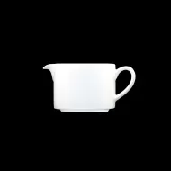 Crème Monet Vitrified Porcelain White Sauce Boat 35cl 12oz - pack size 6