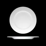 Crème Cézanne Vitrified Porcelain White Round Plate 21cm - pack size 12