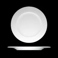 Crème Cézanne Vitrified Porcelain White Round Plate 25.4cm - pack size 12