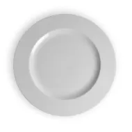 Crème Cézanne Vitrified Porcelain White Round Plate 27cm - pack size 12