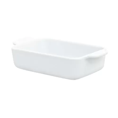 Superwhite Porcelain Rectangular Lasagne Dish 400ml 197x105x53mm - pack size 4