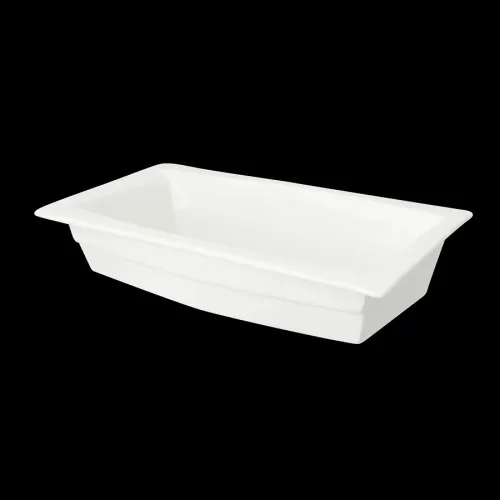 Crème Galerie Vitrified Porcelain White Gastronorm Dish 1/3 65mm Deep - pack size 1