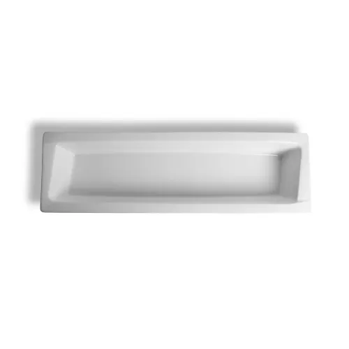 Crème Galerie Vitrified Porcelain White Gastronorm Dish 2/3 65mm Deep - pack size 1