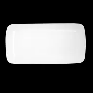Crème Cézanne Vitrified Porcelain White Oblong Platter 28x13.5cm - pack size 6