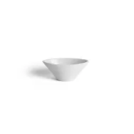 Crème Miniatures Vitrified Porcelain White Conical Bowl 10.7x6.3x4.4cm - pack size 12