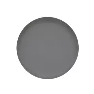 Artisan Pebble Vitrified Fine China Grey Round Coupe Plate 30cm - pack size 6