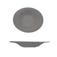 Artisan Pebble Vitrified Fine China Grey Round Wide Rim Bowl 29cm - pack size 6