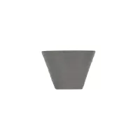 Artisan Pebble Vitrified Fine China Grey Round Stacking Conical Side Bowl 11cm - pack size 6