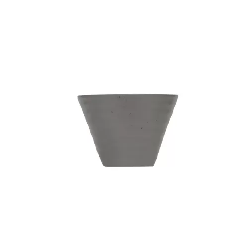 Artisan Pebble Vitrified Fine China Grey Round Stacking Conical Side Bowl 11cm - pack size 6