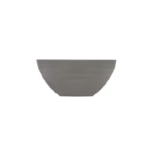 Artisan Pebble Vitrified Fine China Grey Round Side Bowl 14cm - pack size 4