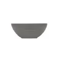 Artisan Pebble Vitrified Fine China Grey Round Side Bowl 16cm - pack size 4