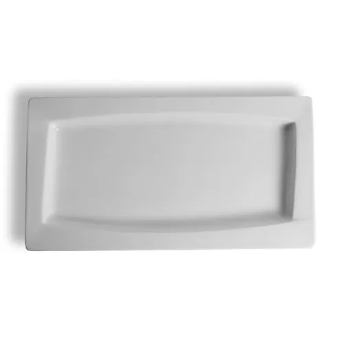 Crème Galerie Vitrified Porcelain White Gastronorm Platter 1/3 25mm Deep - pack size 1