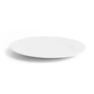 Crème Esprit Vitrified Porcelain White Round Wide Rim Fine Plate 31cm - pack size 6