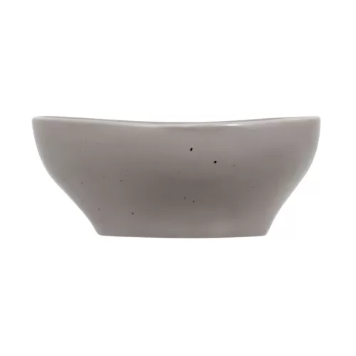 Artisan Pebble Vitrified Fine China Grey Island Triangle Bowl 12cm - pack size 8