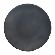 Artisan Andromeda Vitrified Stoneware Round Black Coupe Plate 27.5cm - pack size 4