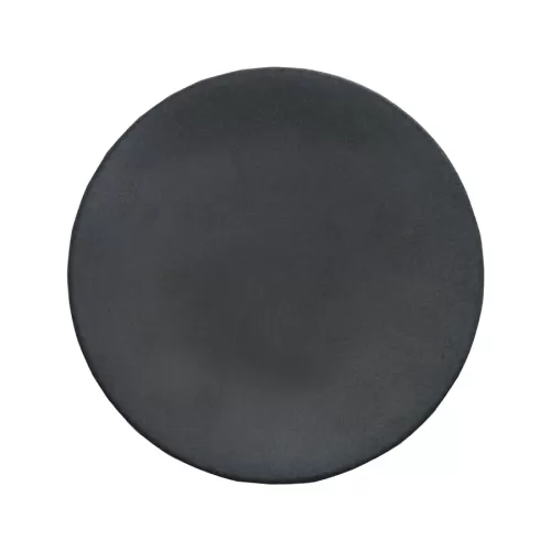 Artisan Andromeda Vitrified Stoneware Round Black Coupe Plate 21cm - pack size 6