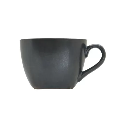 Artisan Andromeda Vitrified Stoneware Black Cup 7oz - pack size 6