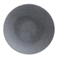 Artisan Kernow Vitrified Stoneware Grey Round Coupe Plate 32cm - pack size 3