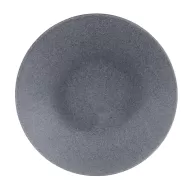 Artisan Kernow Vitrified Stoneware Grey Round Coupe Plate 27.5cm - pack size 4
