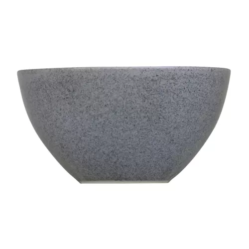 Artisan Kernow Vitrified Stoneware Grey Round Deep Bowl 15.5cm - pack size 6