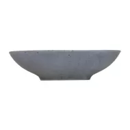 Artisan Kernow Vitrified Stoneware Grey Round Coupe Bowl 19cm - pack size 6
