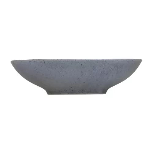 Artisan Kernow Vitrified Stoneware Grey Round Coupe Bowl 19cm - pack size 6