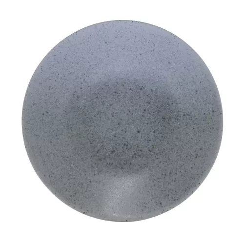 Artisan Kernow Vitrified Stoneware Grey Round Coupe Plate 16cm - pack size 6