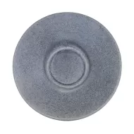 Artisan Kernow Vitrified Stoneware Grey Round Saucer 15cm - pack size 6