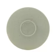 Artisan Serene Vitrified Stoneware Green Round Saucer 15cm - pack size 6