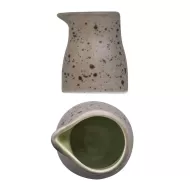 Artisan Elm Vitrified Stoneware Green Mini Jug 5cl - pack size 6