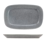 Artisan Kernow Vitrified Stoneware Grey Rectangular Platter 31cm - pack size 6