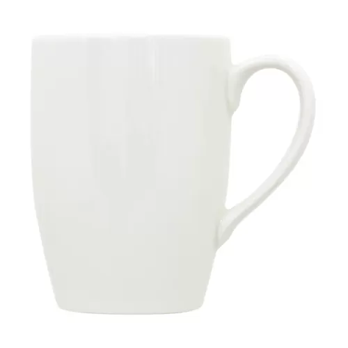 Crème Monet Vitrified Porcelain White Mug 23cl 8oz - pack size 6