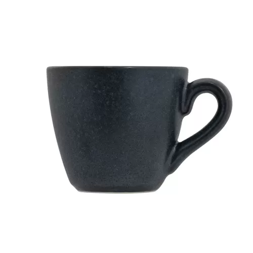 Artisan Andromeda Vitrified Stoneware Black Espresso Cup 3oz - pack size 6