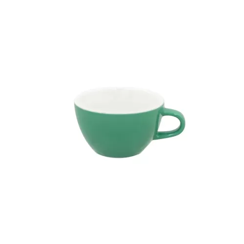 Superwhite Café Porcelain Sage Green Bowl Shaped Cup 28.5cl 10oz - pack size 12