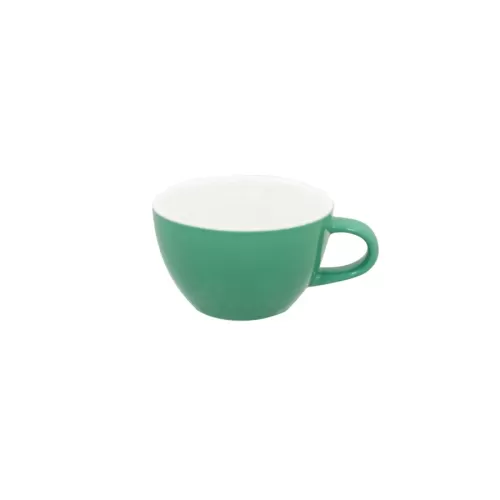 Superwhite Café Porcelain Sage Green Bowl Shaped Cup 34cl 12oz - pack size 12
