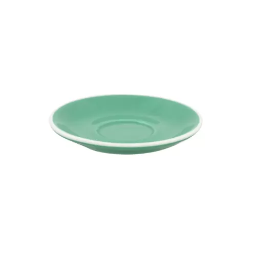 Superwhite Café Porcelain Sage Green Round Saucer 14cm - pack size 12