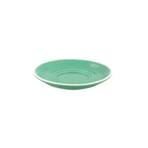 Superwhite Café Porcelain Sage Green Round Saucer 15.5cm - pack size 12