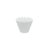 Superwhite Porcelain Round Flair Bowl 12cm 4.75in - pack size 6